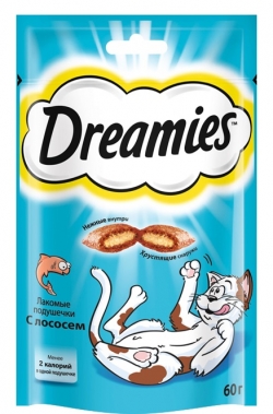 Дримис Лакомство для кошек (лосось) 60 г