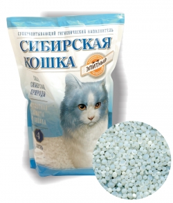 Сибирская кошка Элитный силикагель 4 л