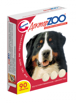 Доктор ZOO витамины для собак  биотин (90таб)