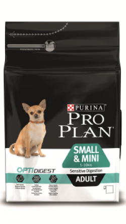 Проплан Сухой корм для собак взрослых Смол и Мини (ягнёнок) 7 кг OptiDigest