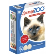 Доктор ZOO витамины для кошек (водоросли) 60 таб