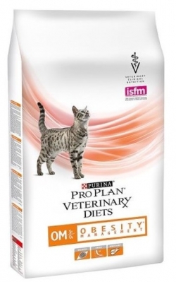 Пурина ОМ Ветдиета для кошек (сух) 1,5 кг при ожирении