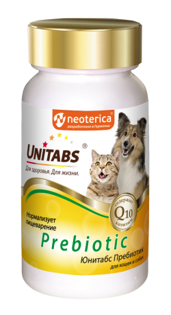 Юнитабс Prebiotic для кошек и собак 100 таб