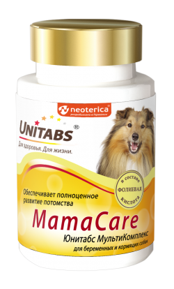Юнитабс MamaCare Комплекс для берем и кормящих сук 100 таб