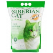 Сибирская кошка Элитный силикагель 8 л  ЭКО (зеленый)
