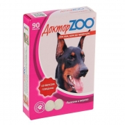 Доктор ZOO витамины для собак, вкус говядины (90таб)