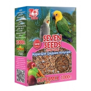 Семь семян СуперМикс Корм для средних попугаев 1 кг