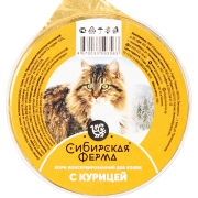 Сибирская ферма конс. для кошек 100 г с курицей