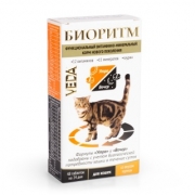 Биоритм Витамины для кошек (вкус курицы) 48 таб